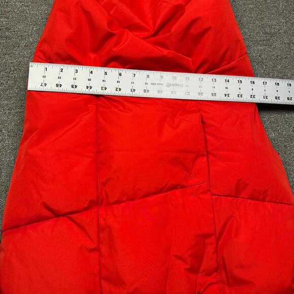 Pretty Rugged Bright Red Puffer Winter Apres Ski Vest Women's Size Small Medium - Picture 5 of 6